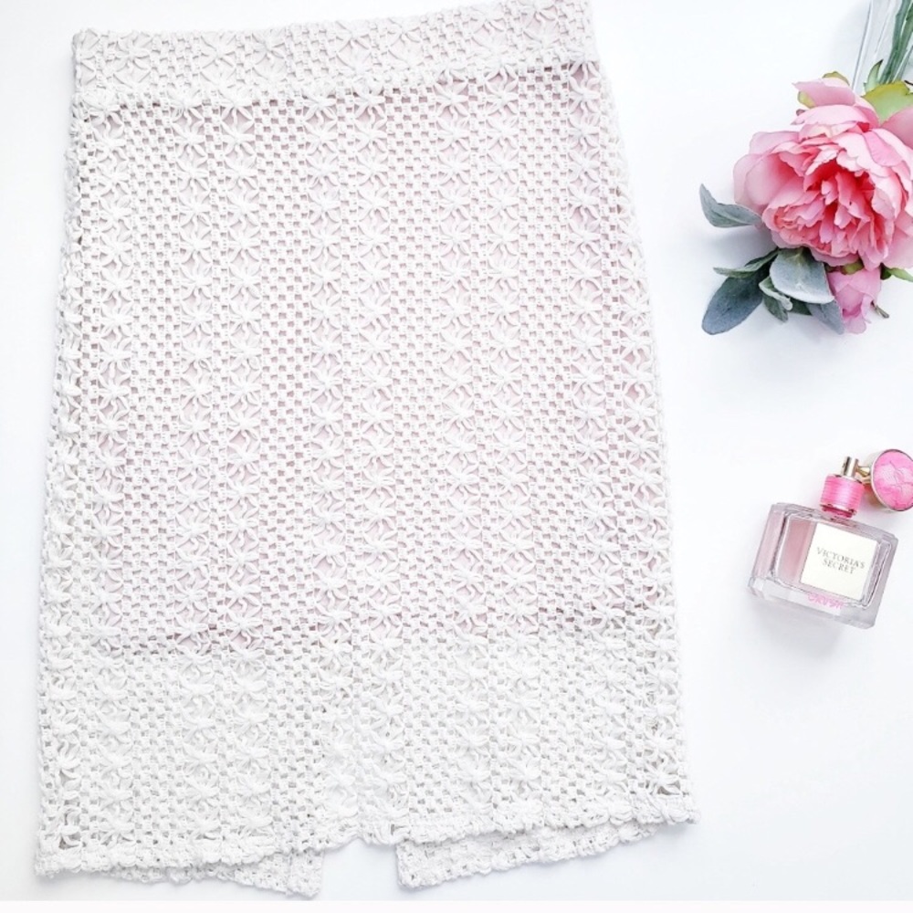 ✨ Free People Crochet Pencil Skirt